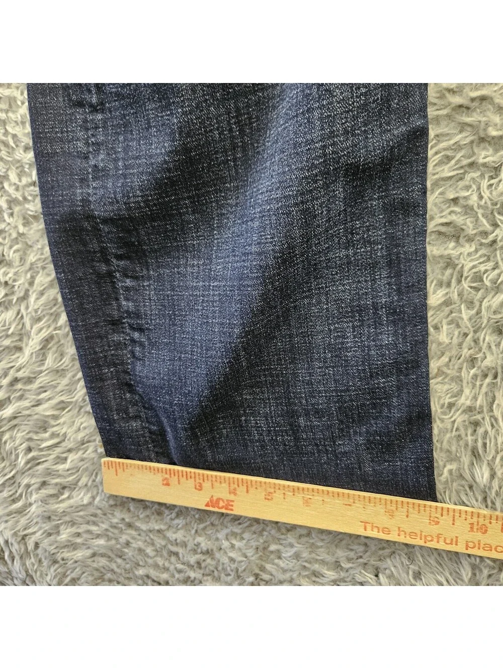 BKE TYLER Jeans Men Straight Leg 36L (Fits 36x34) Whiskering Fades Stretch Denim